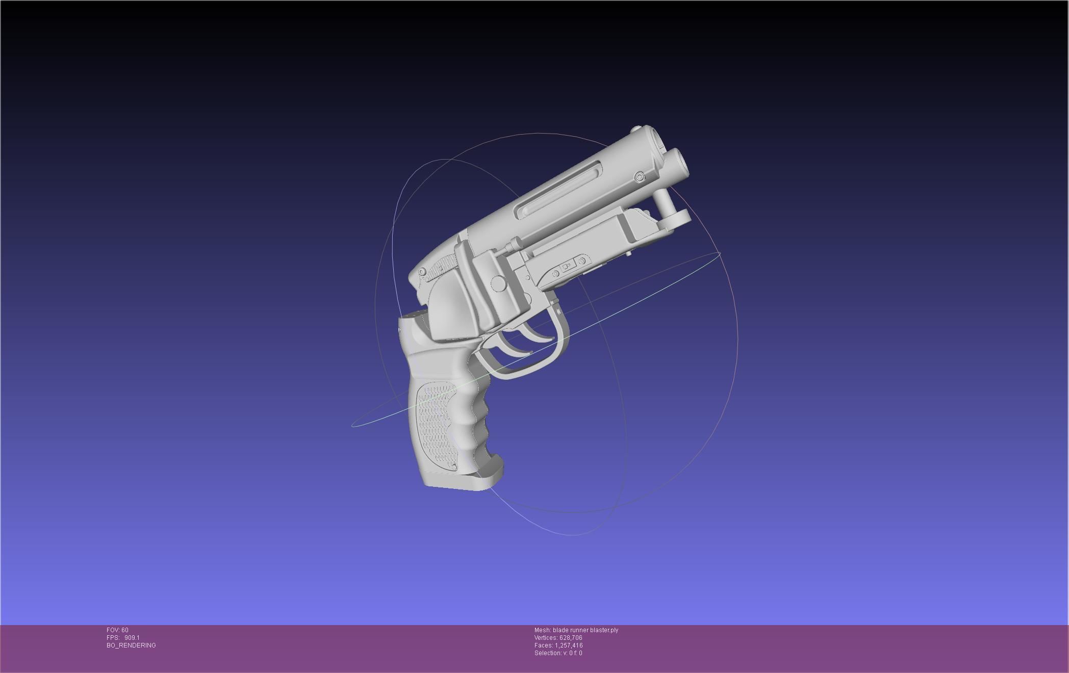 Blade Runner Deckard Blaster Basic Model 3D model_89