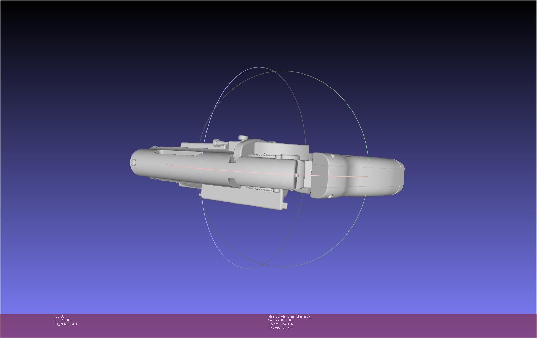 Blade Runner Deckard Blaster Basic Model 3D model_60
