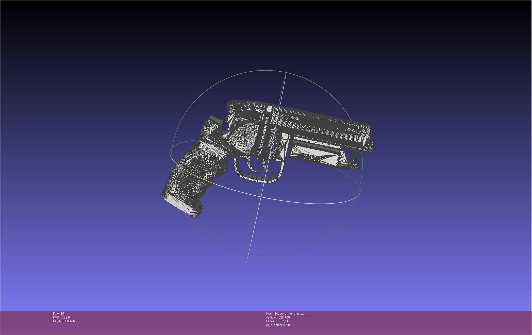 Blade Runner Deckard Blaster Basic Model 3D model_119