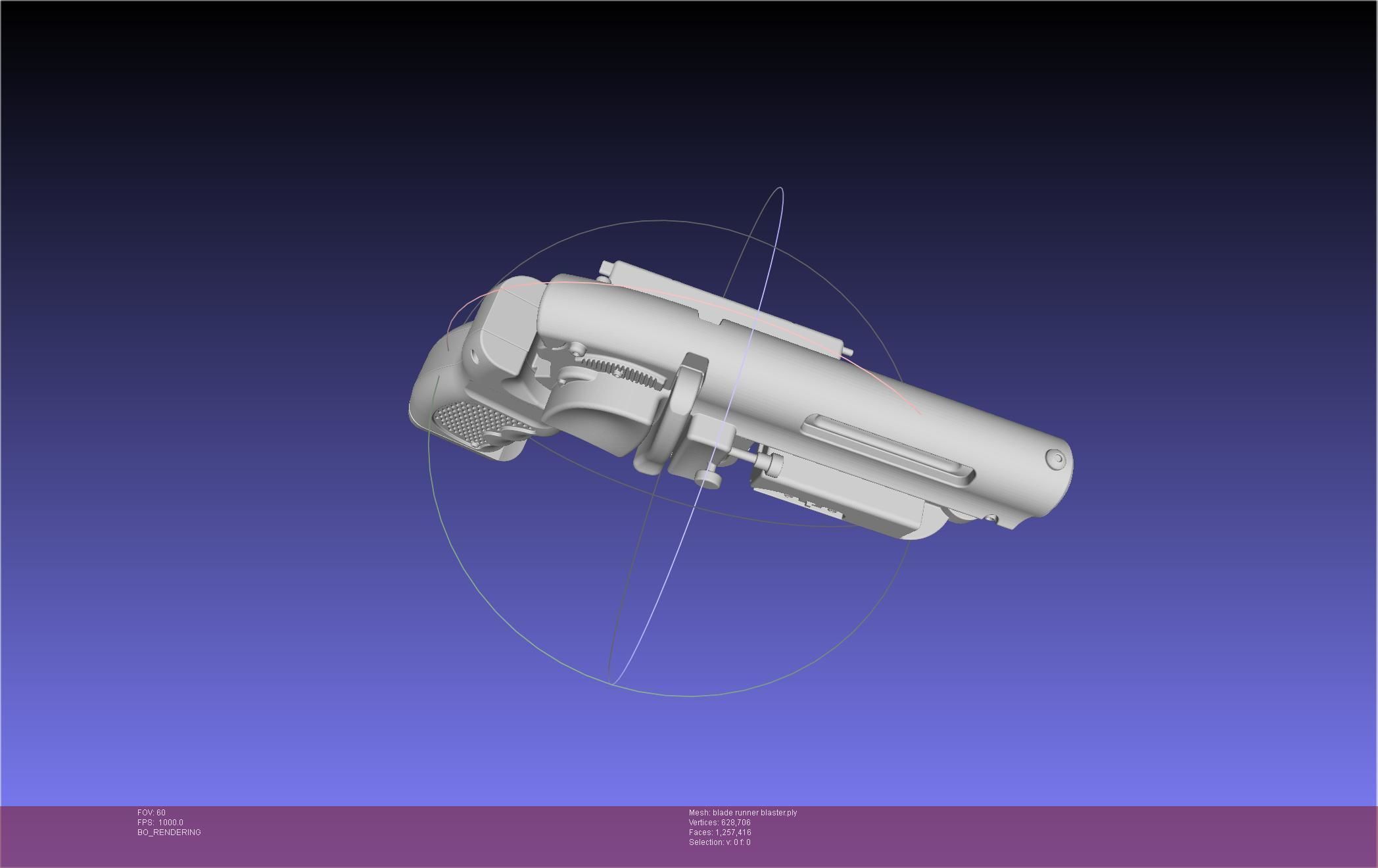 Blade Runner Deckard Blaster Basic Model 3D model_27