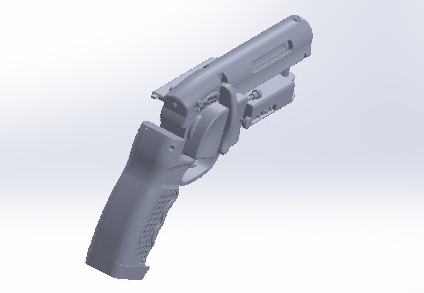 Blade Runner Deckard Blaster Basic Model 3D model_7