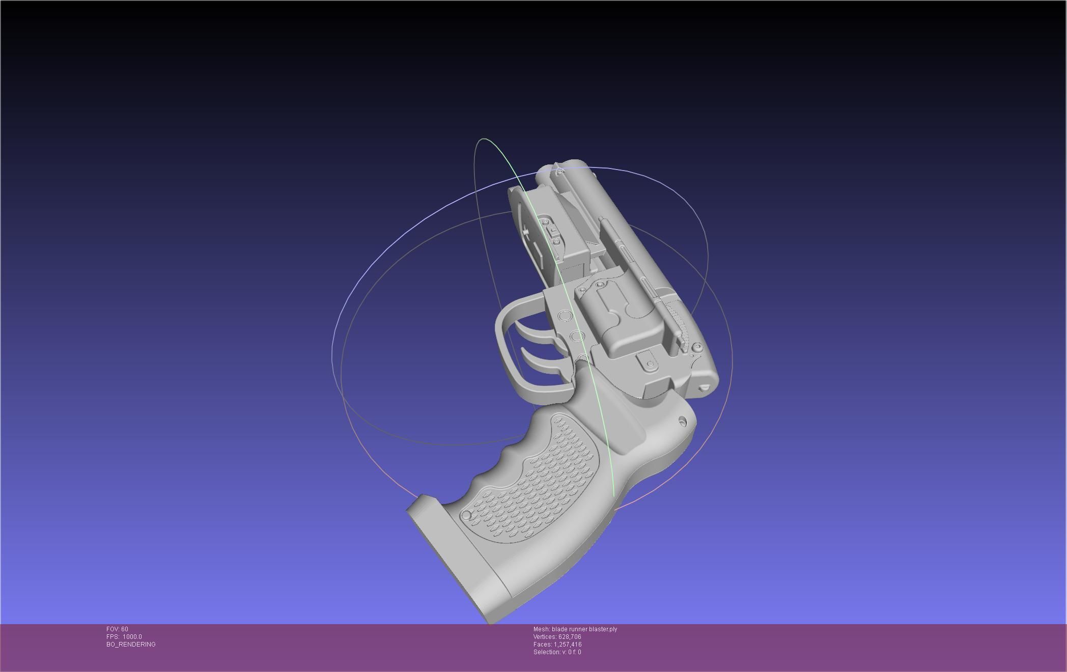 Blade Runner Deckard Blaster Basic Model 3D model_44