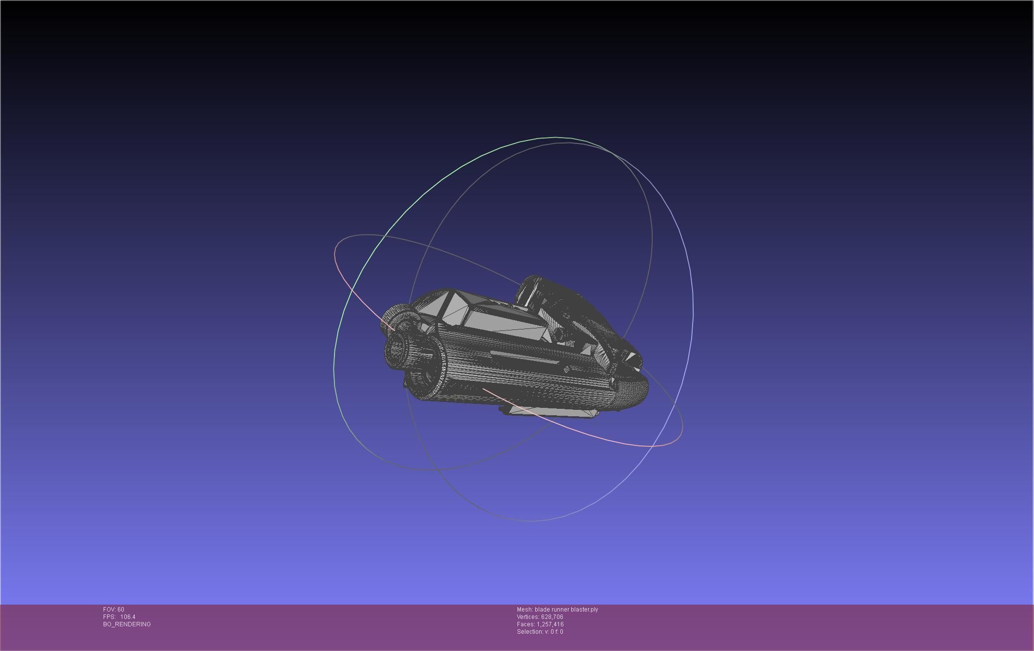 Blade Runner Deckard Blaster Basic Model 3D model_99