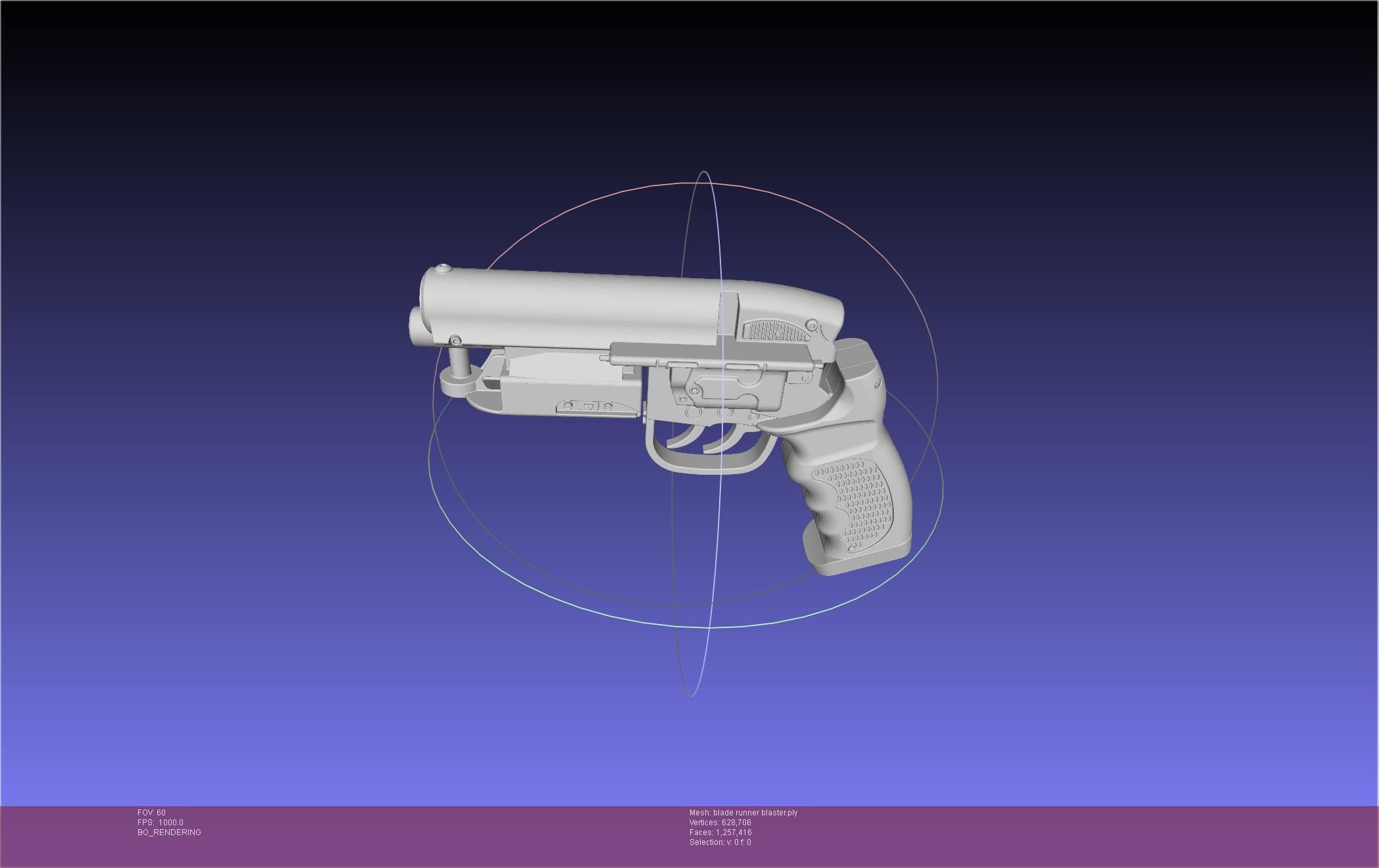 Blade Runner Deckard Blaster Basic Model 3D model_74