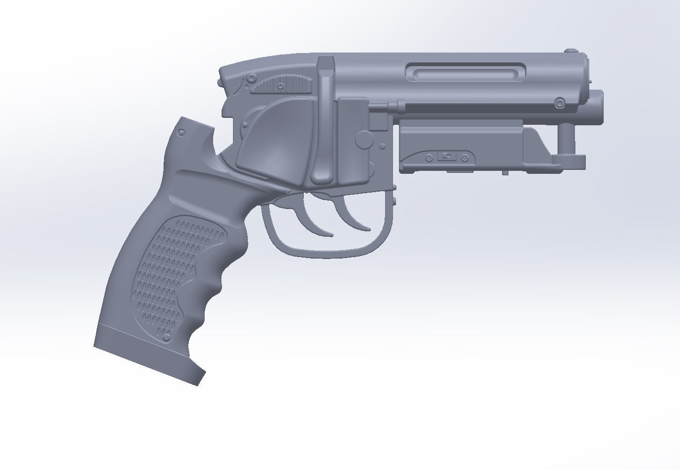 Blade Runner Deckard Blaster Basic Model 3D model_3