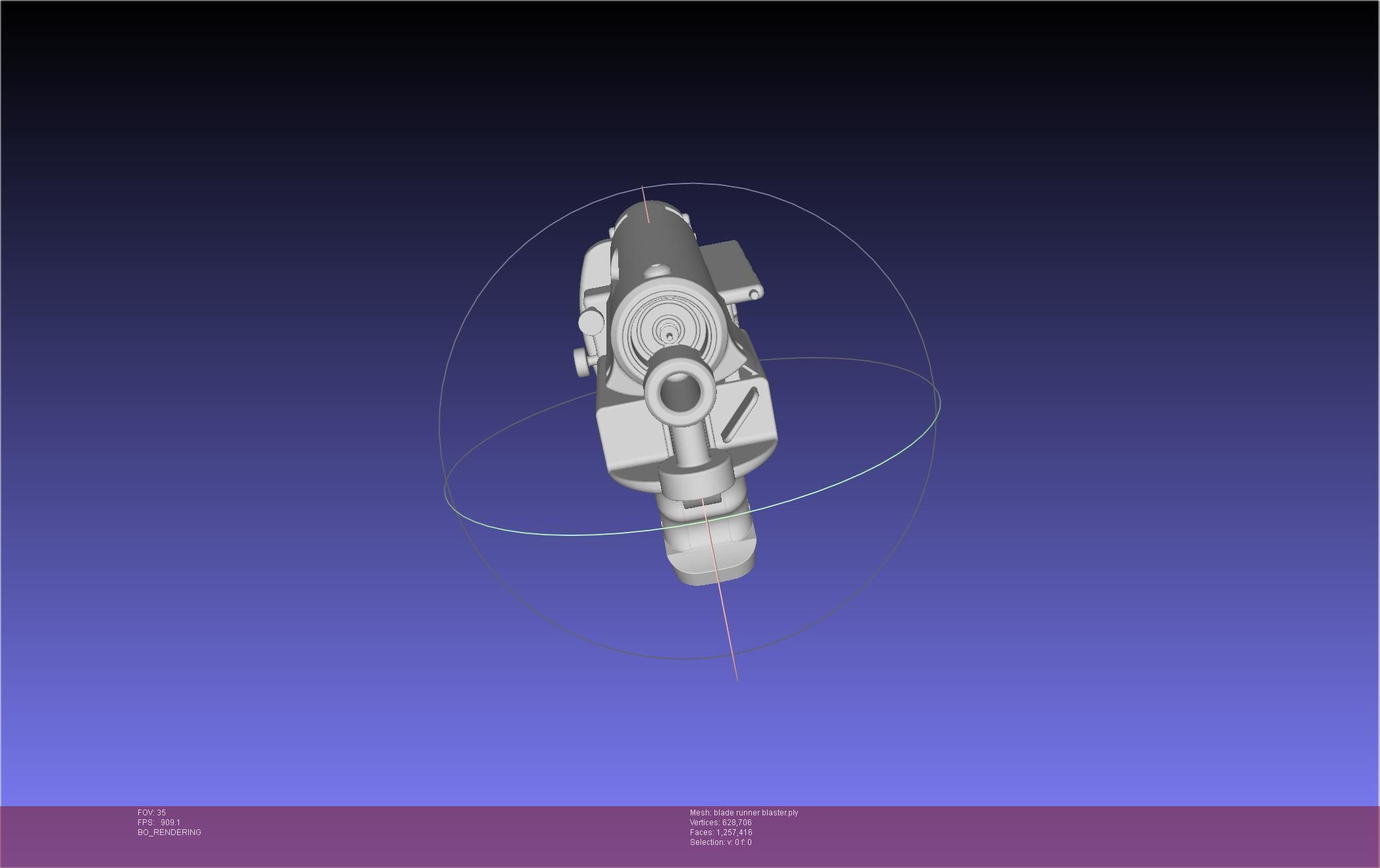 Blade Runner Deckard Blaster Basic Model 3D model_139