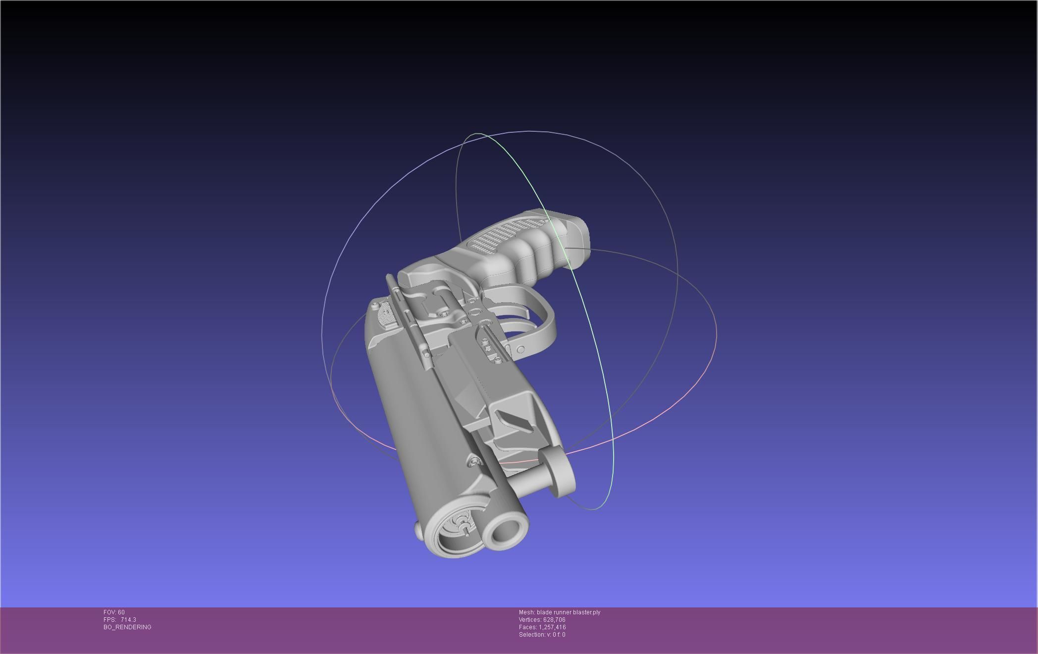 Blade Runner Deckard Blaster Basic Model 3D model_40