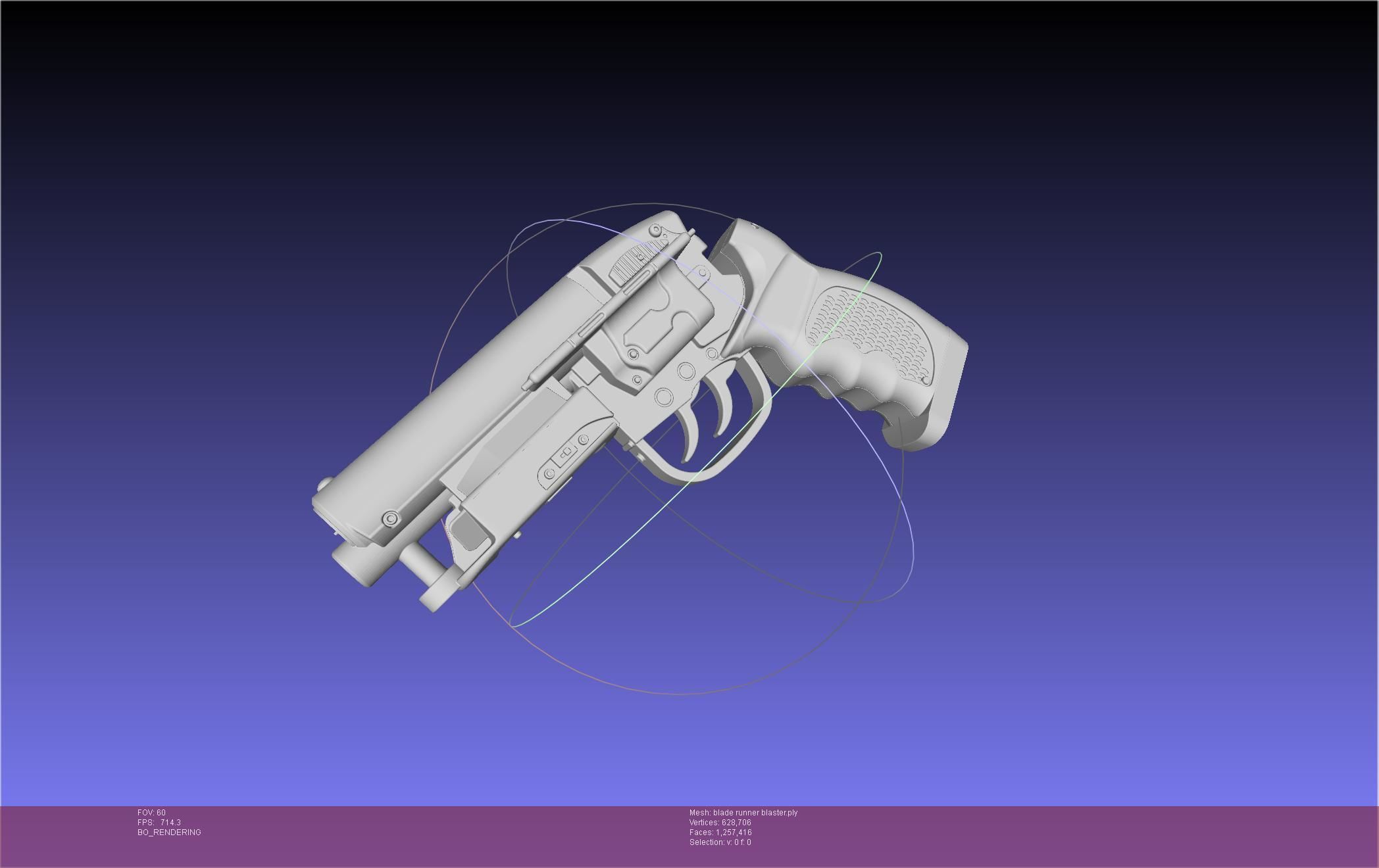 Blade Runner Deckard Blaster Basic Model 3D model_46