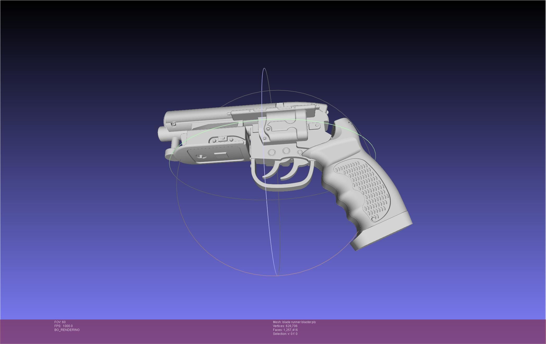 Blade Runner Deckard Blaster Basic Model 3D model_45