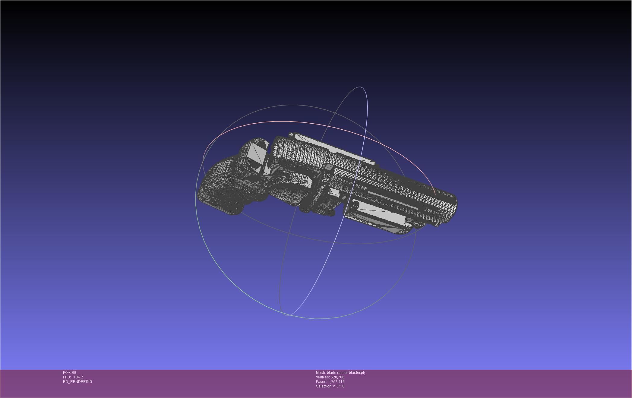 Blade Runner Deckard Blaster Basic Model 3D model_106