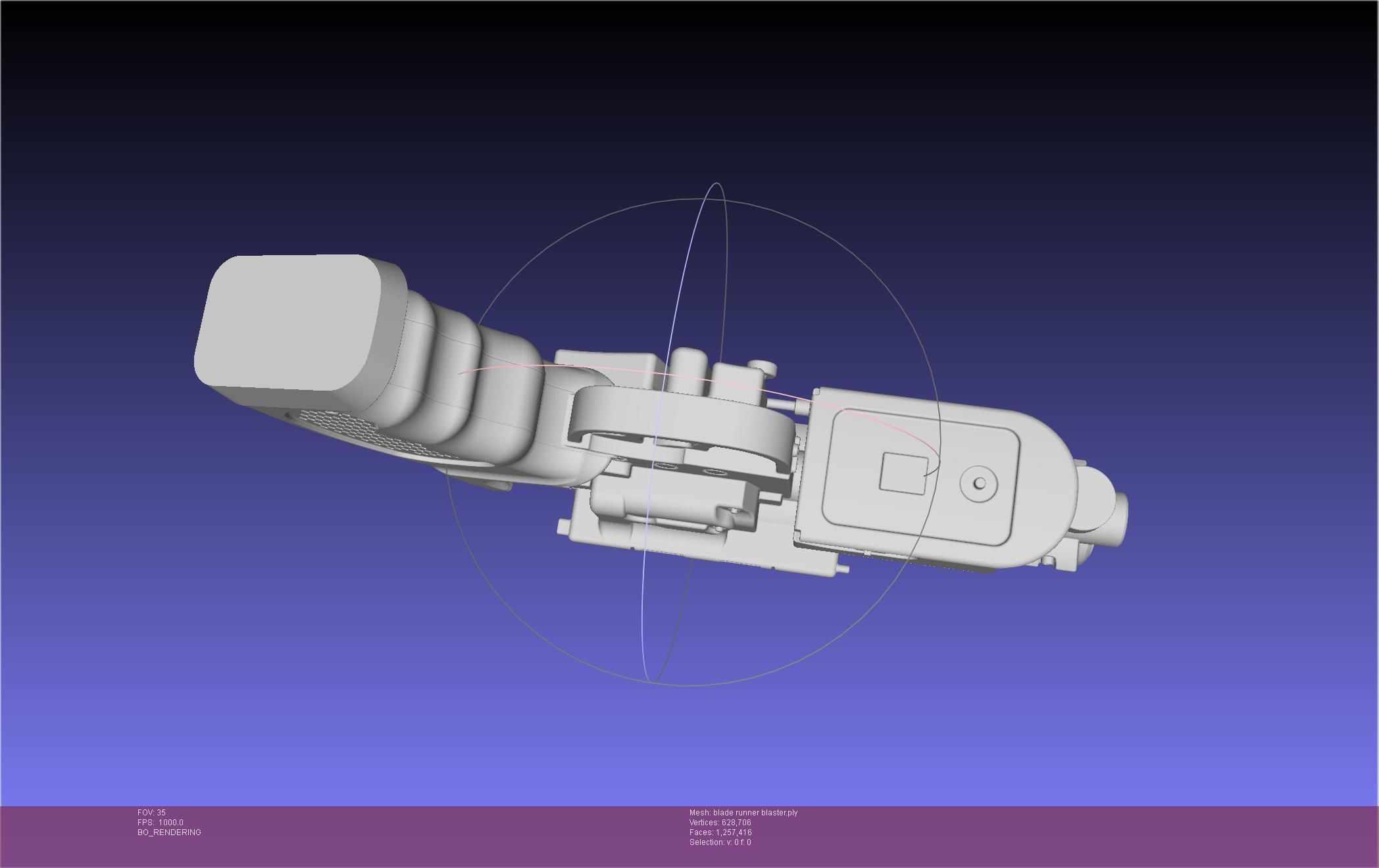 Blade Runner Deckard Blaster Basic Model 3D model_127