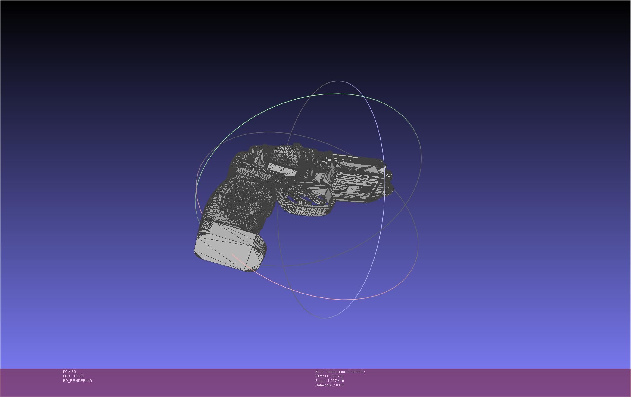 Blade Runner Deckard Blaster Basic Model 3D model_93