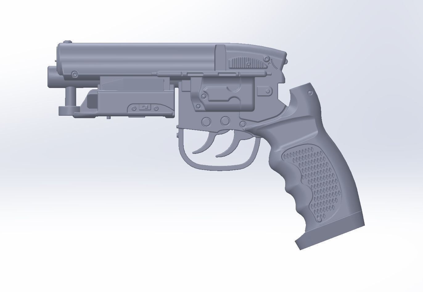 Blade Runner Deckard Blaster Basic Model 3D model_4