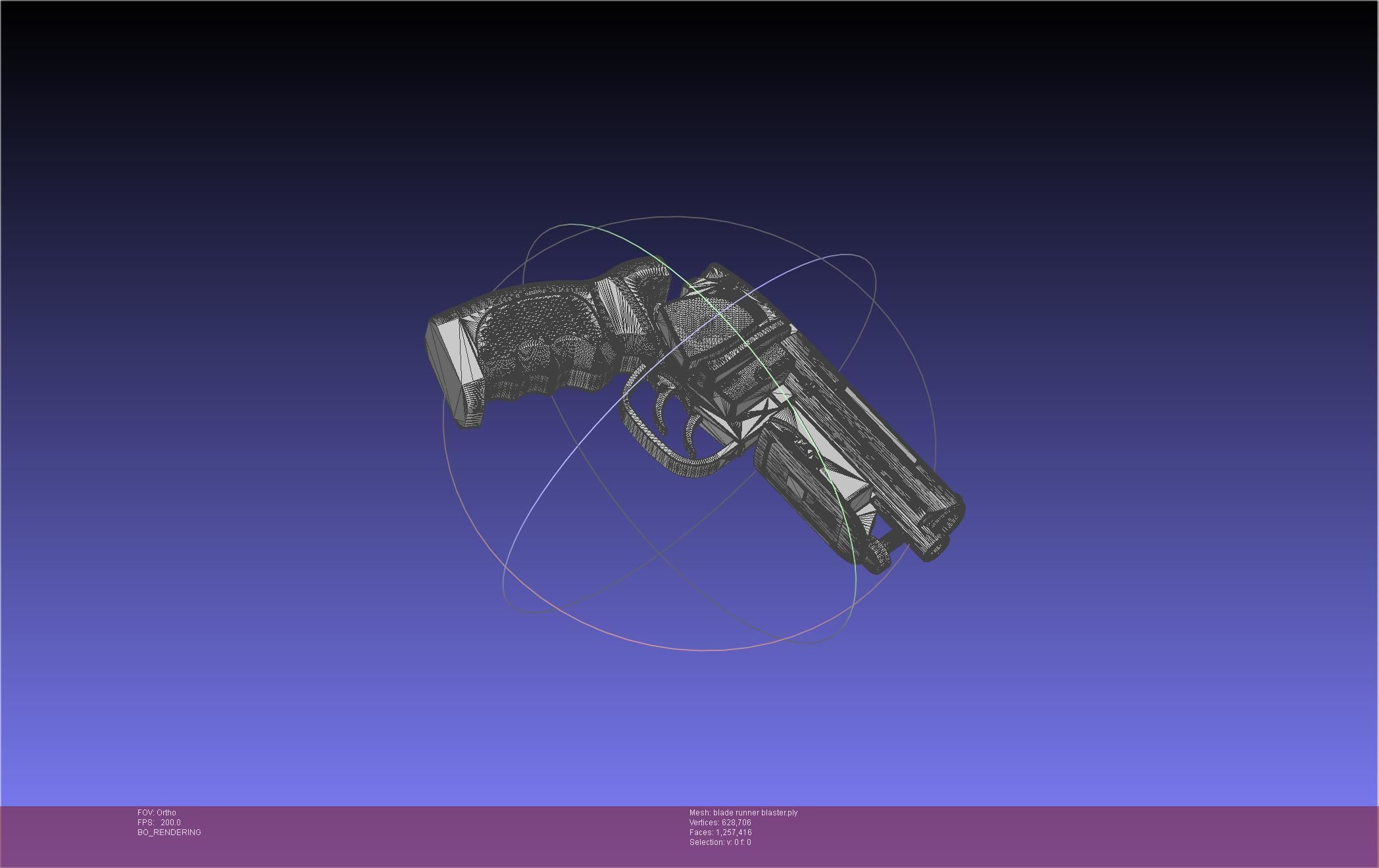 Blade Runner Deckard Blaster Basic Model 3D model_113