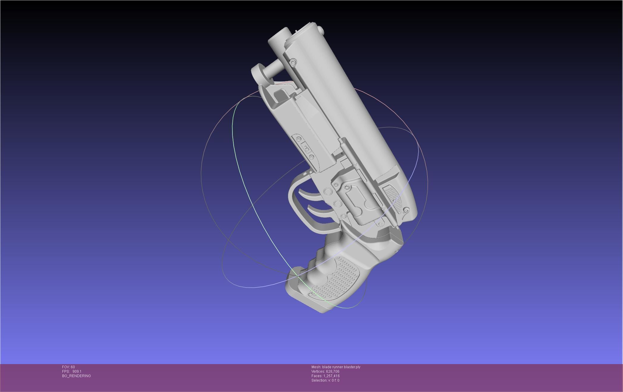 Blade Runner Deckard Blaster Basic Model 3D model_67