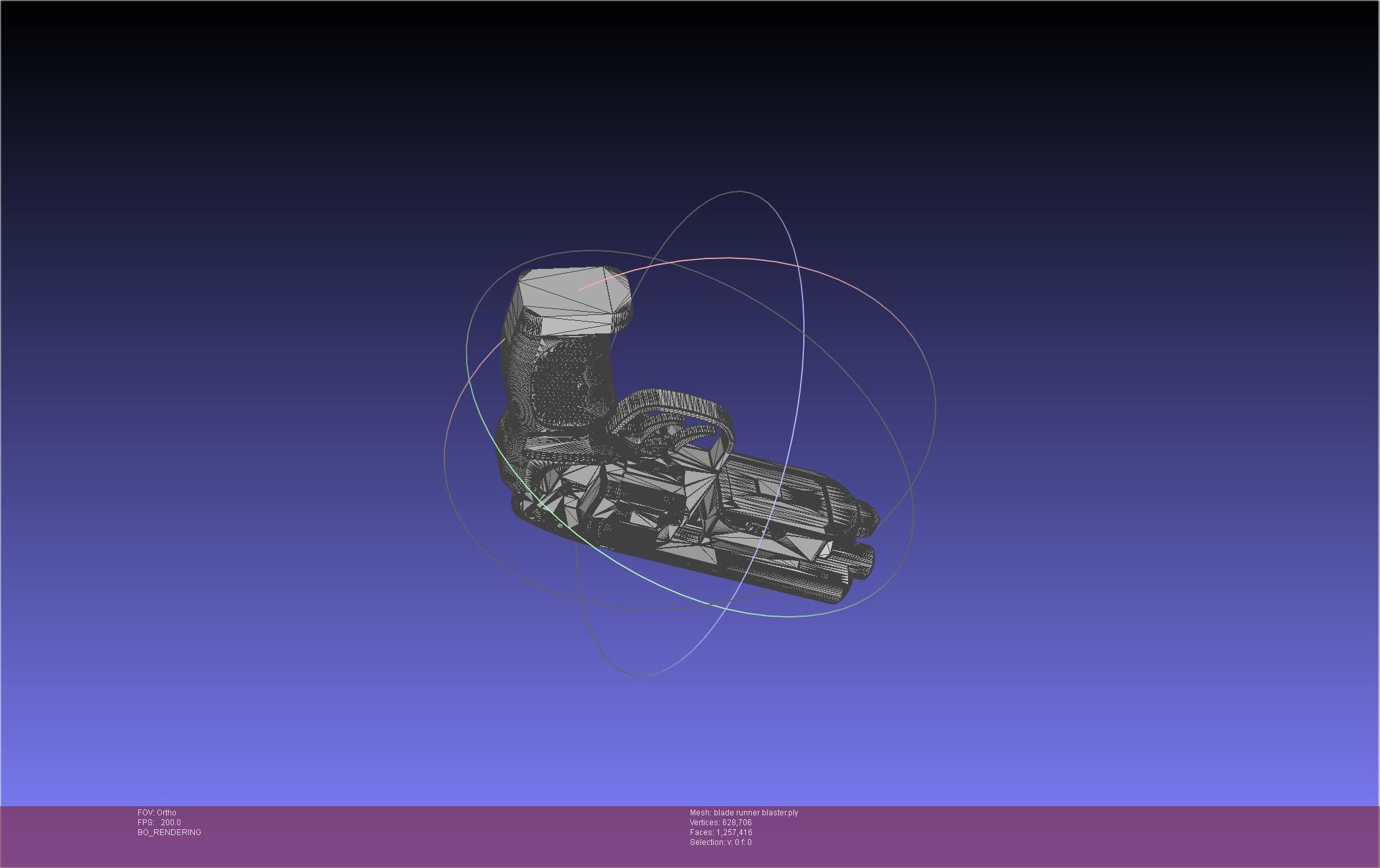 Blade Runner Deckard Blaster Basic Model 3D model_115
