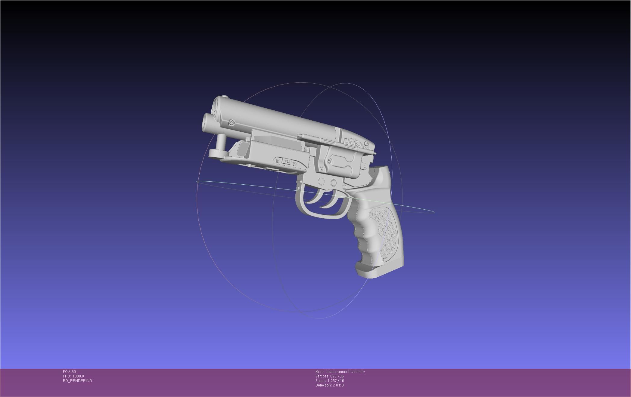 Blade Runner Deckard Blaster Basic Model 3D model_72