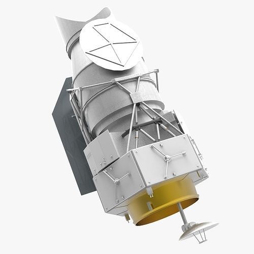 WFIRST 3D spacecraft Low-poly 3D model