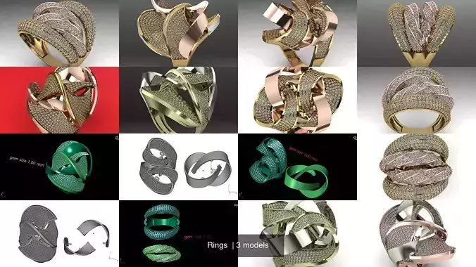 Rings free diamond ring design
