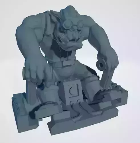Upgrade kit with ork buddies for the Fastfood-Buggie