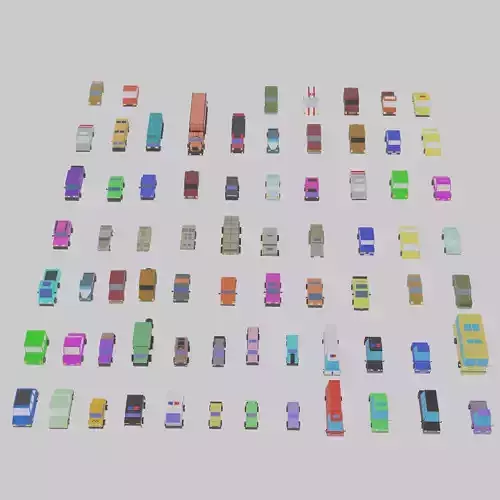 Low Poly City Vehicles car 72