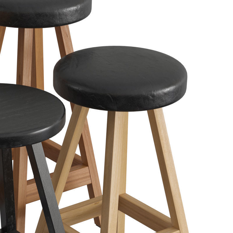 Greitz Bar Stool 3D model_2