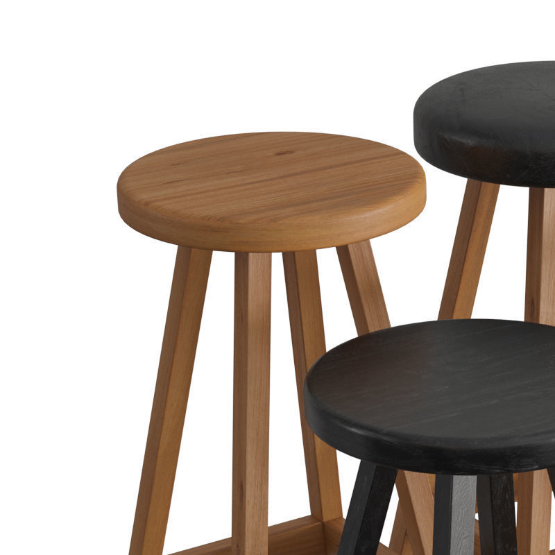 Greitz Bar Stool 3D model_1