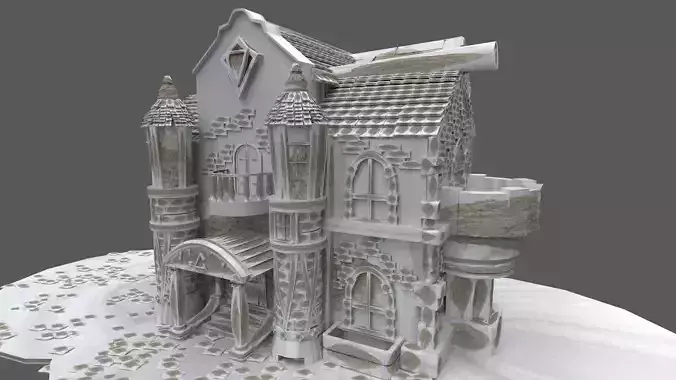 3D Fantazi evi - 3D Fantasy house