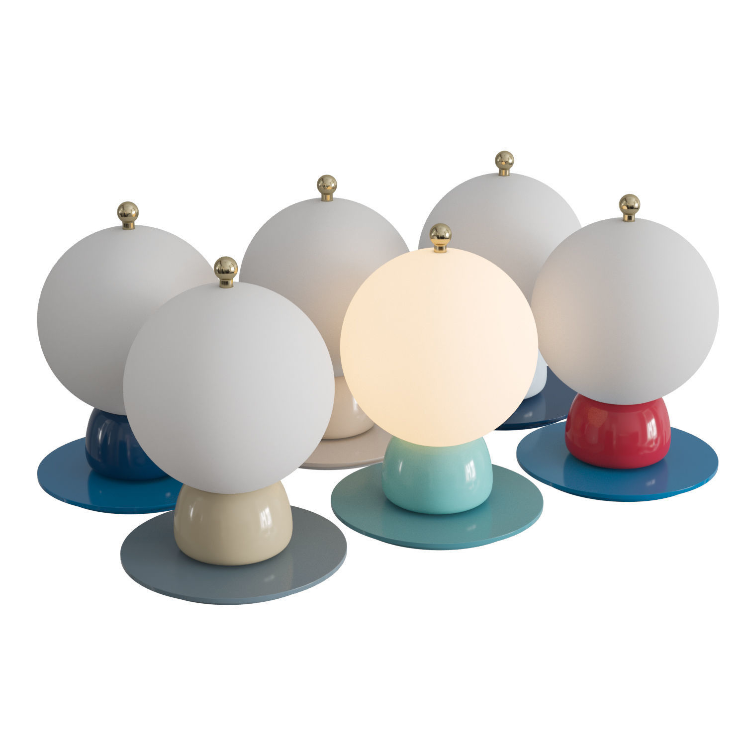 Athena Lamp 3D model_4