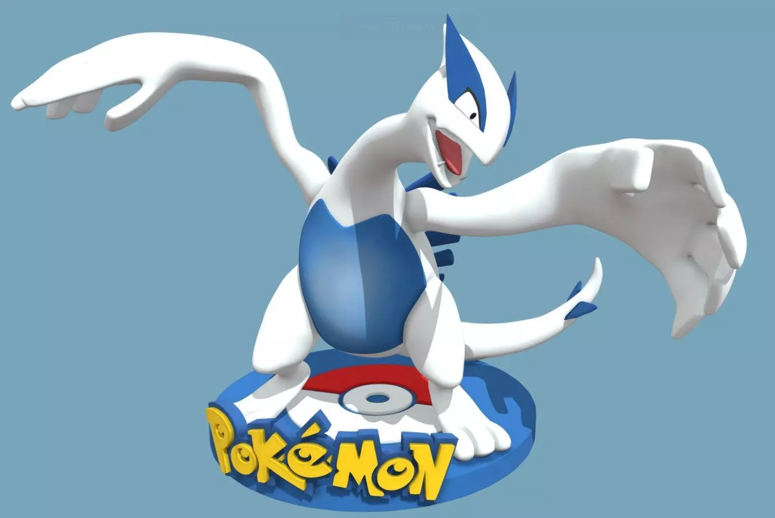 Lugia Printable 3D print model