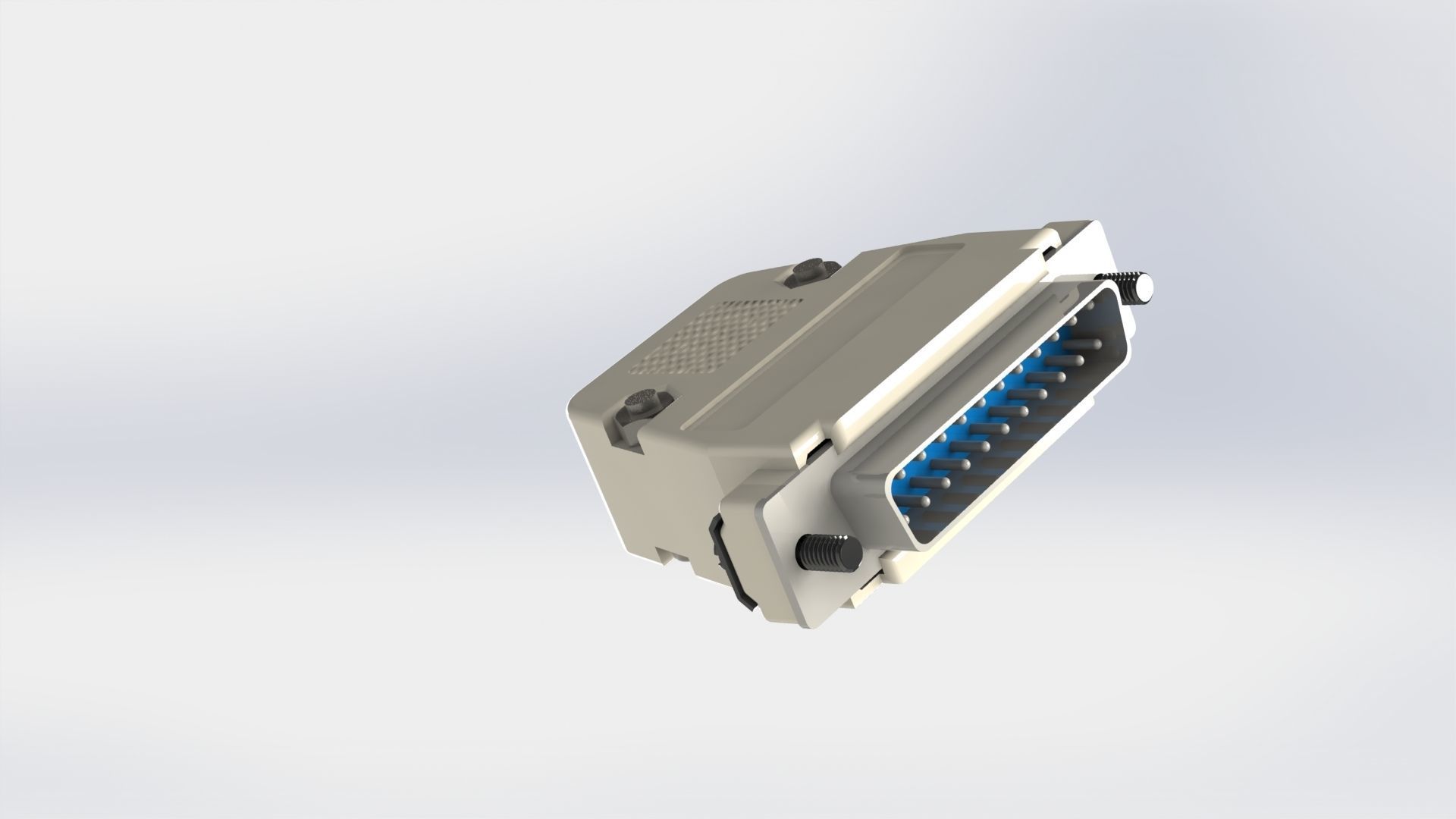 Amiga DB-23 Video Socket connector Free 3D print model_6