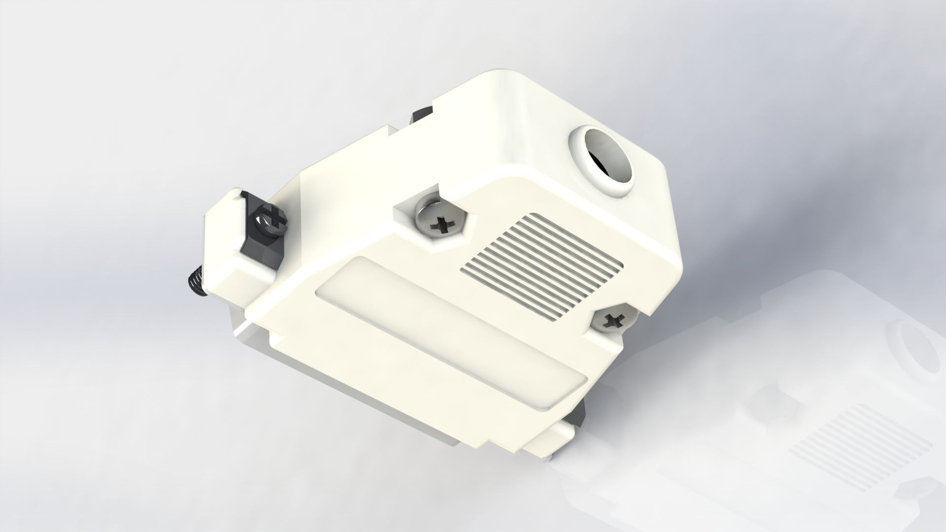 Amiga DB-23 Video Socket connector Free 3D print model_10