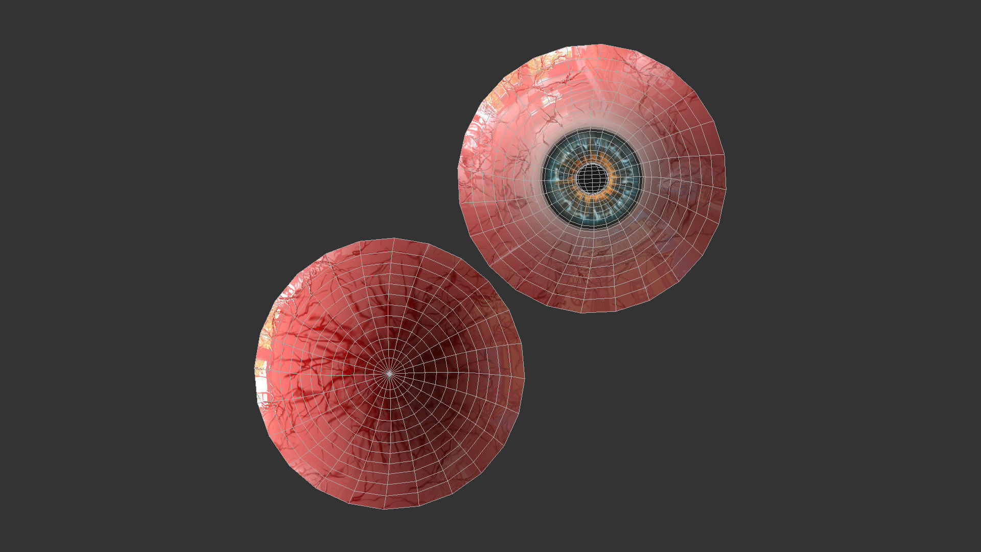 Realistic Eyeball Generator Low-poly 3D model_11