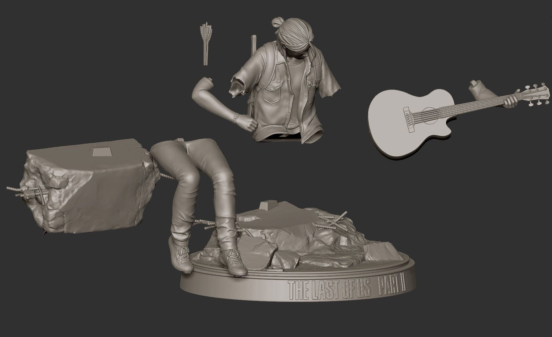 Ellie - The Last of Us Part 2 3D print model_8