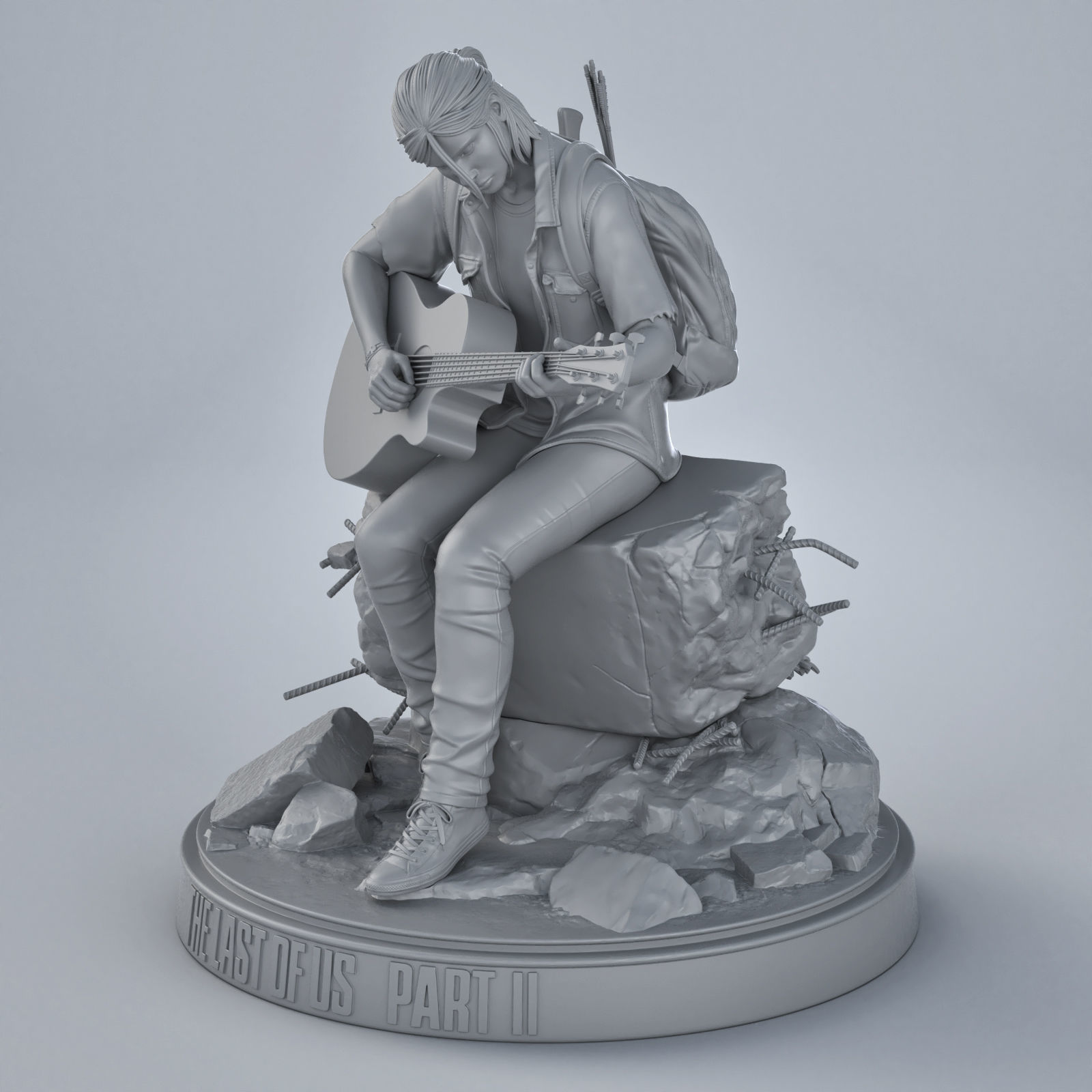 Ellie - The Last of Us Part 2 3D print model_5