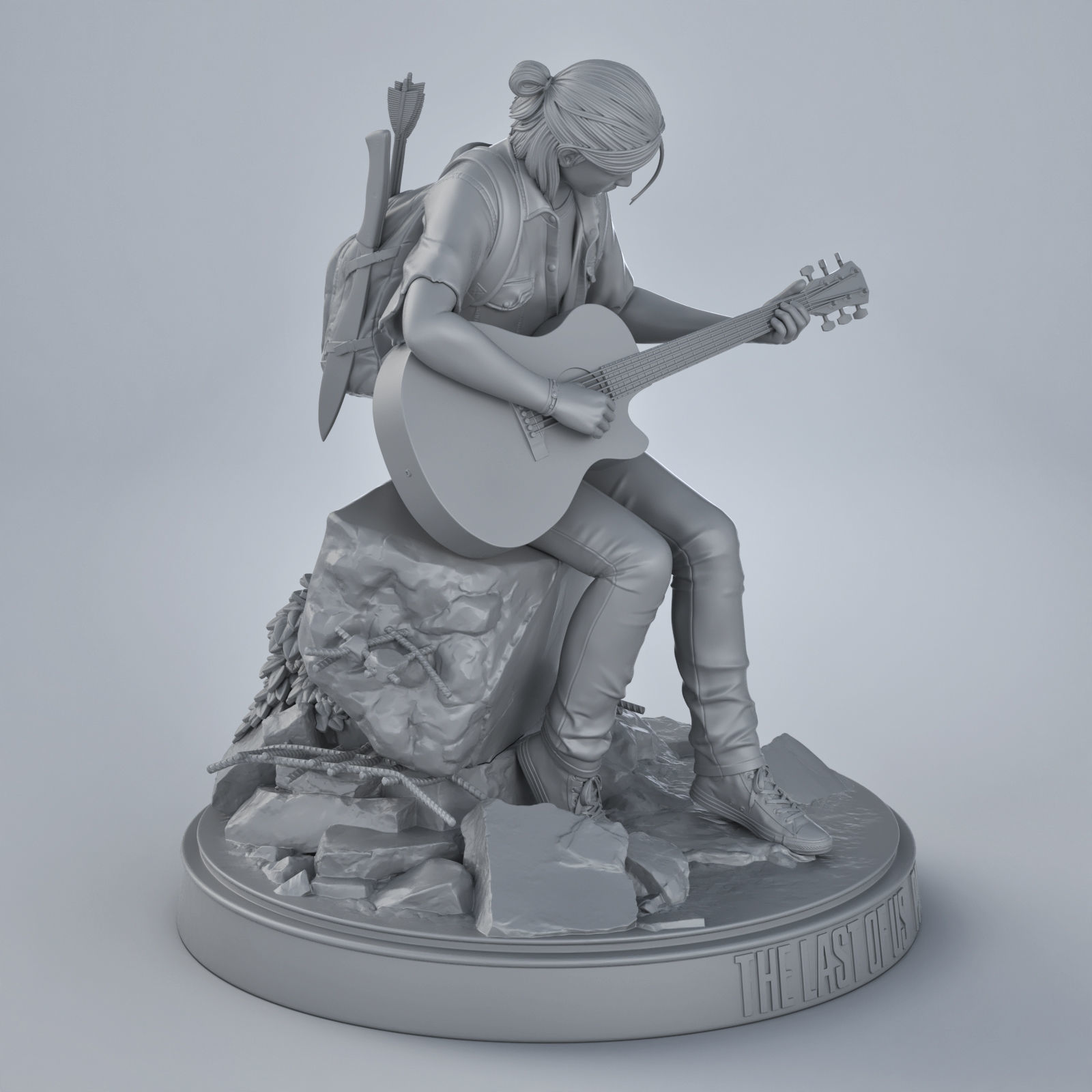 Ellie - The Last of Us Part 2 3D print model_1