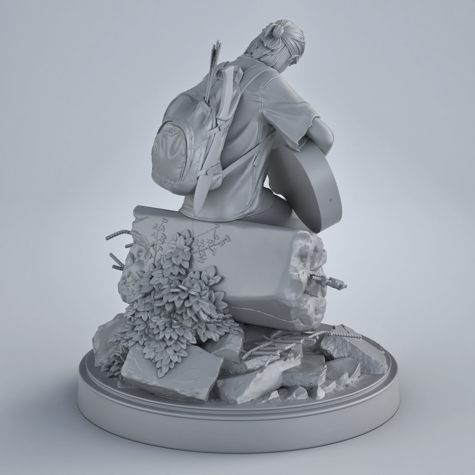 Ellie - The Last of Us Part 2 3D print model_2