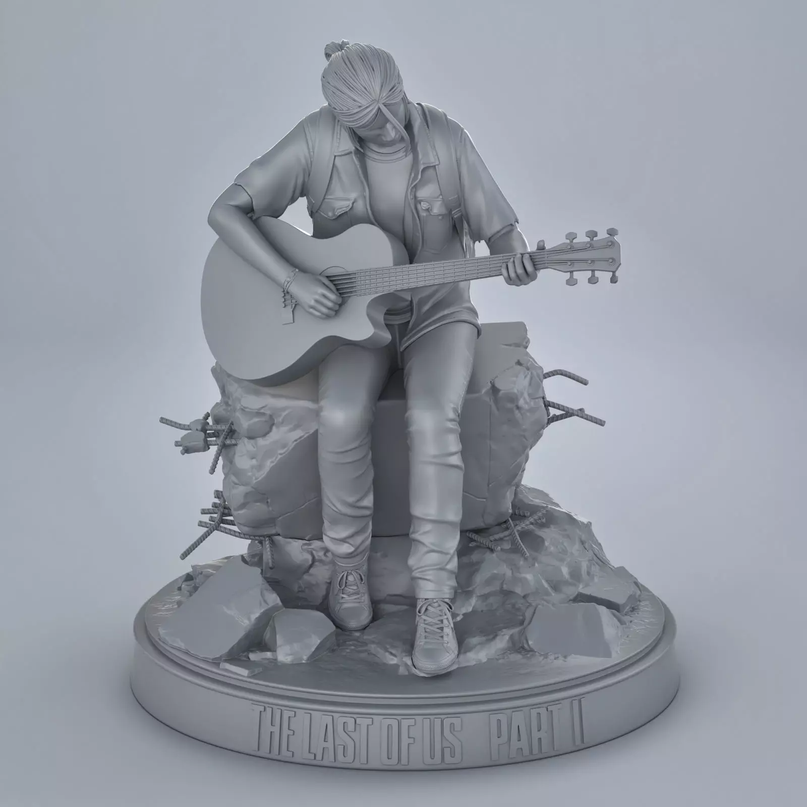 Ellie - The Last of Us Part 2 3D print model_0