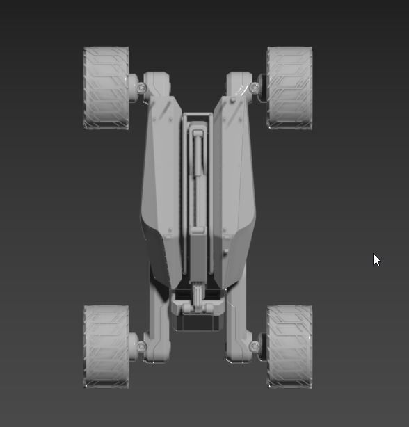 RTS Constraction Dozer 3D model_2