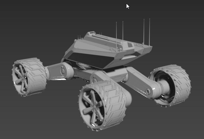 RTS Constraction Dozer 3D model_3