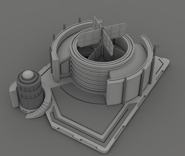 RTS Ctrategy Center 3D model