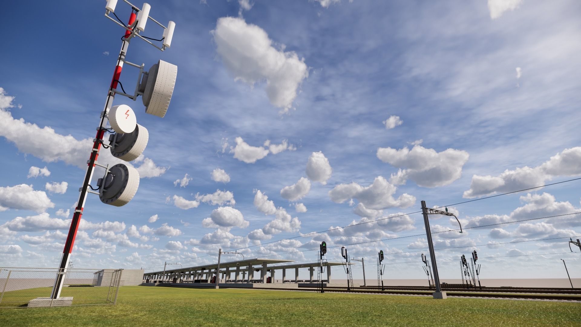 Train Station 3D model_4