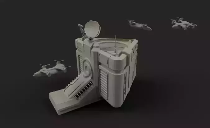 RTS Supply Center 3D model