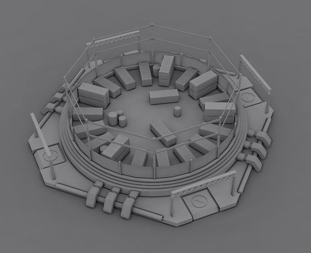 RTS SupplyDock 3D model