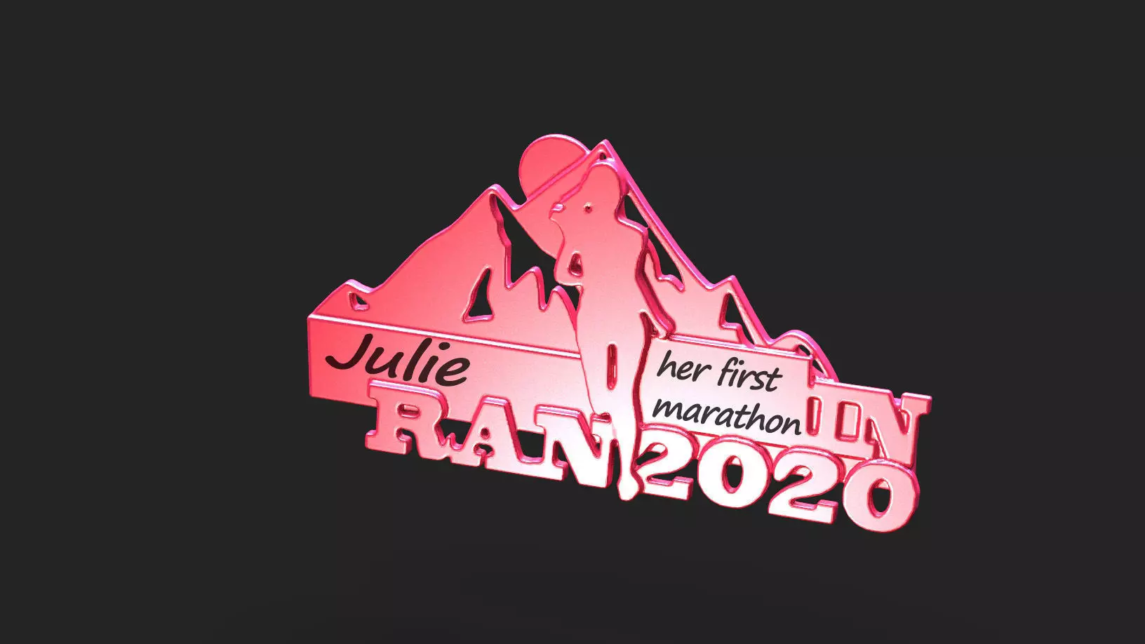 Tracker His Her Running 3D print model