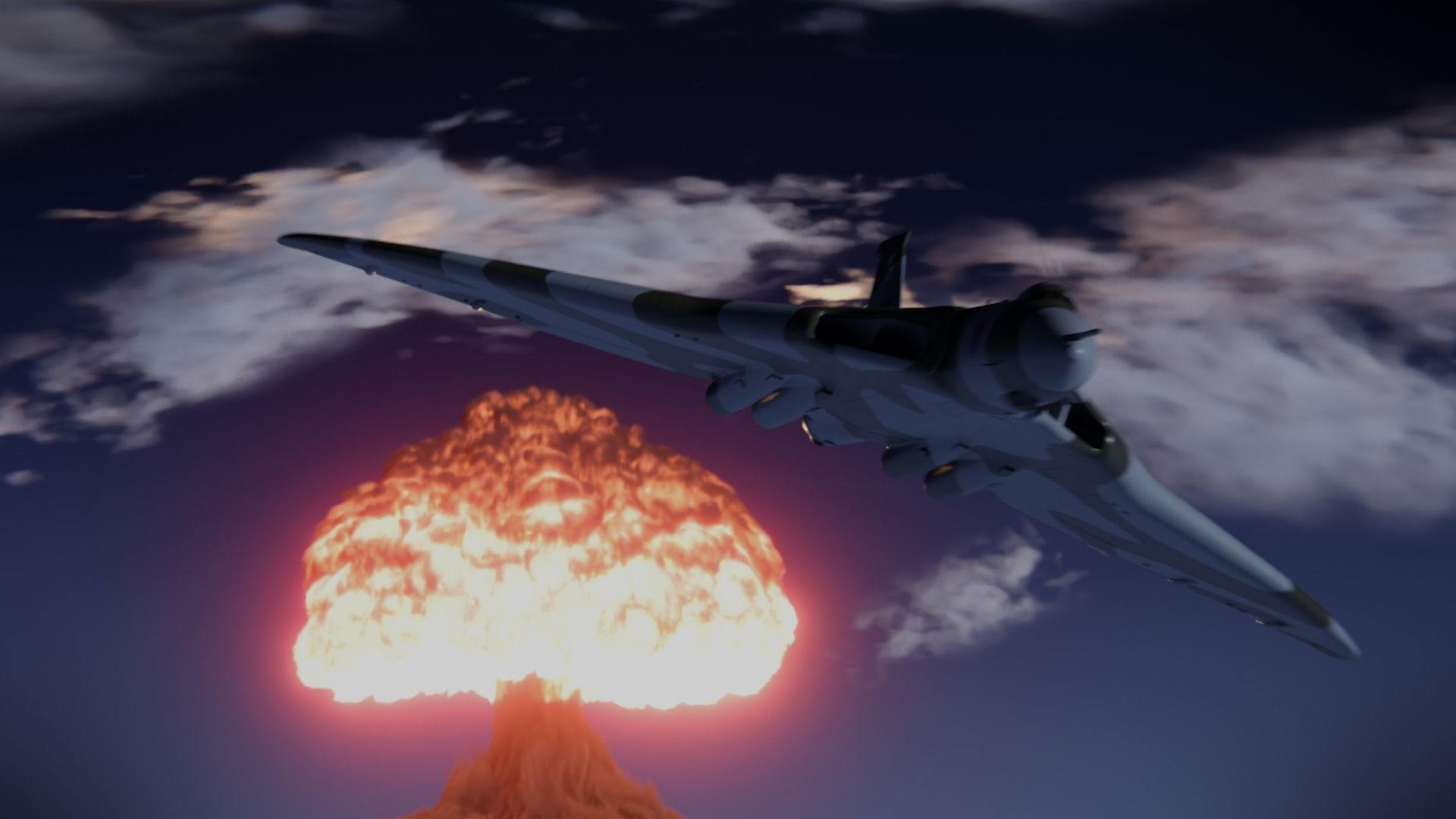 Avro Vulcan B2 bomber 3D model_23