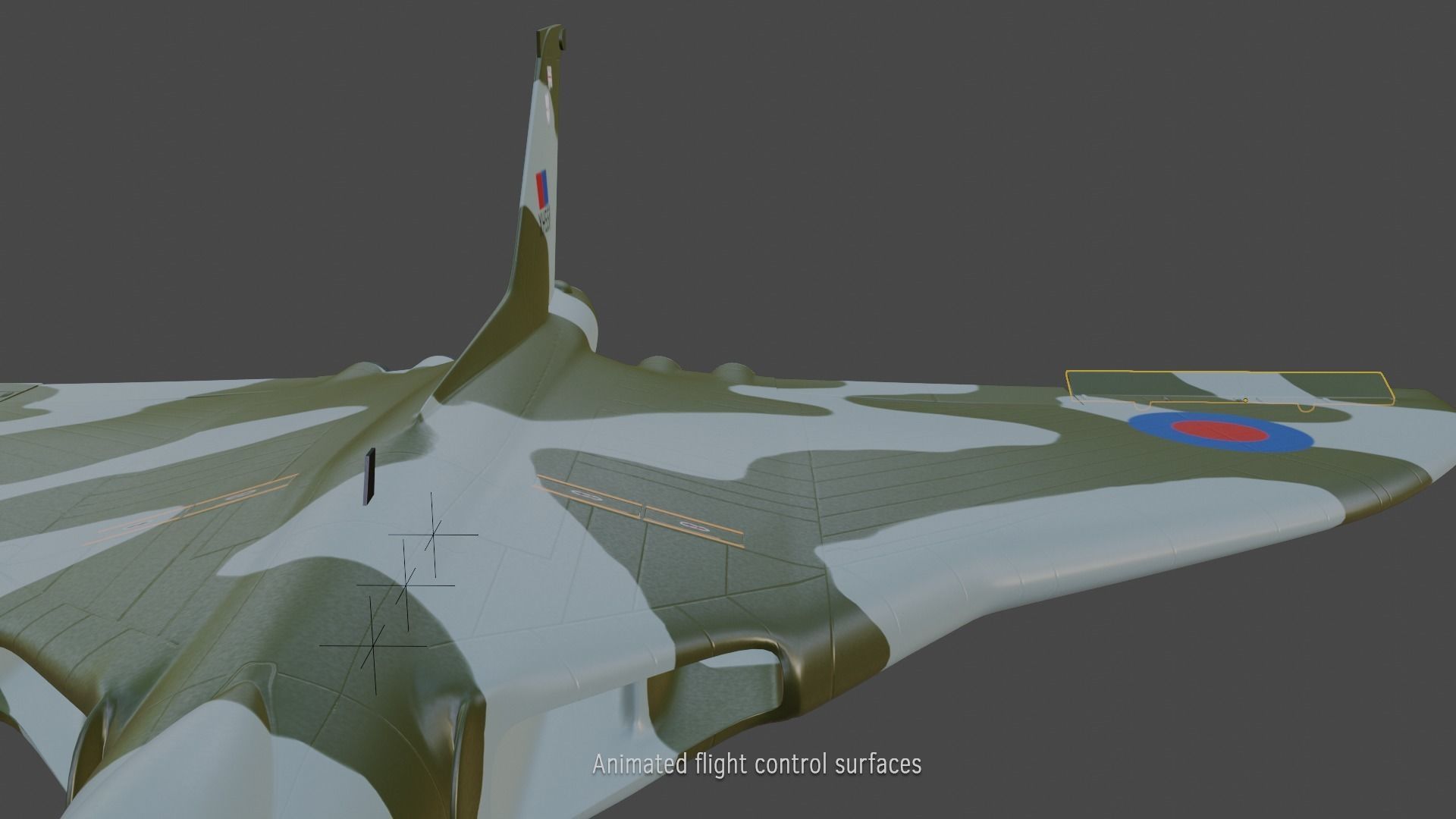 Avro Vulcan B2 bomber 3D model_12