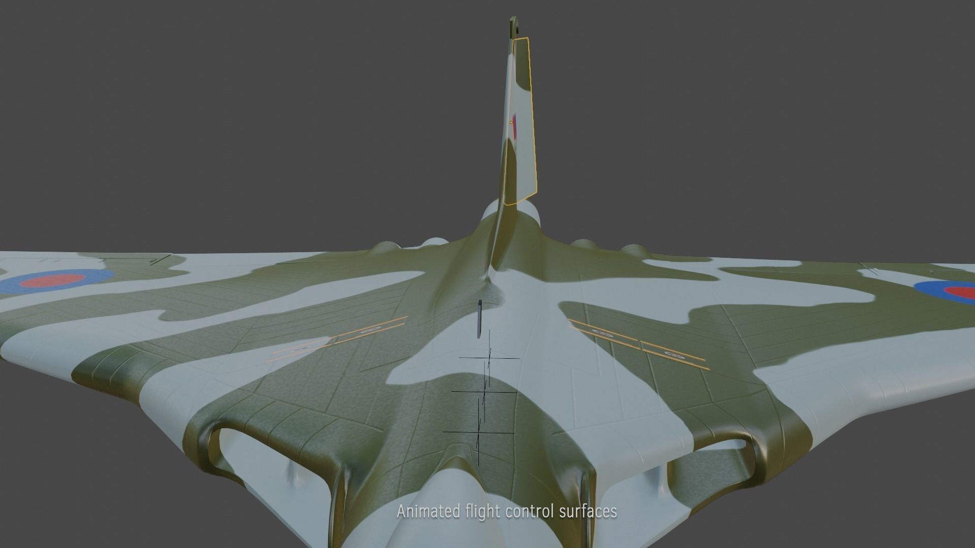 Avro Vulcan B2 bomber 3D model_10