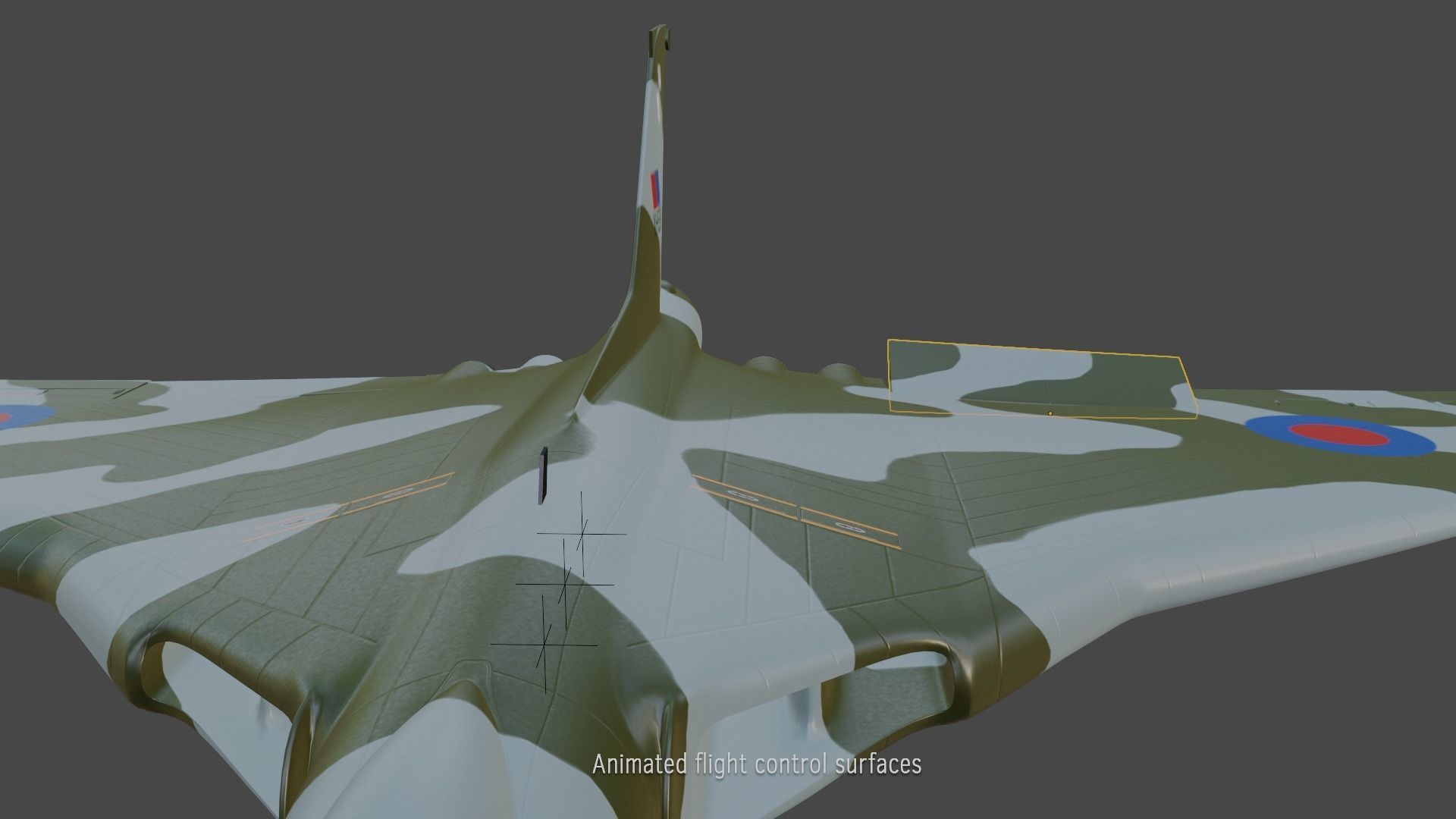 Avro Vulcan B2 bomber 3D model_11