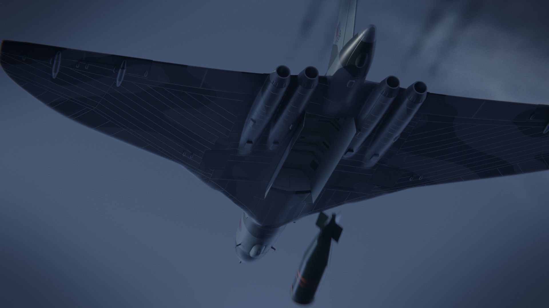 Avro Vulcan B2 bomber 3D model_22